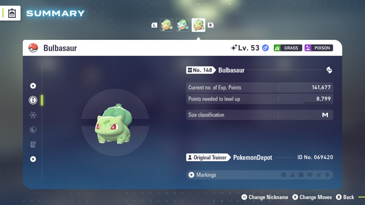#1 Bulbasaur