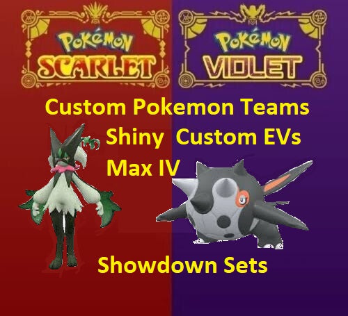 Pokémon Scarlet and Violet Custom Pokémon -Fast Response and Trading-