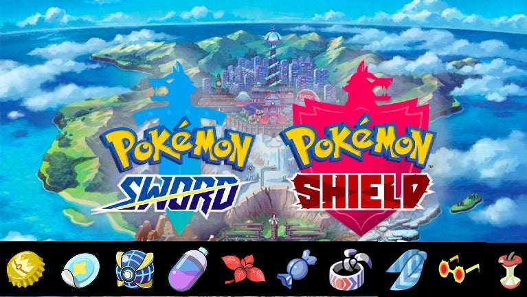 Pokemon Sword and Shield Any Held Item