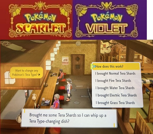 Pokemon Scarlet and Violet Change ANY Tera Type